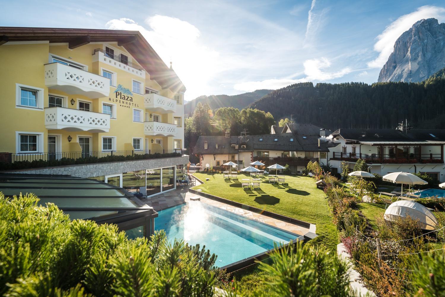 Alpenhotel Plaza Santa Cristina Val Gardena Esterno foto